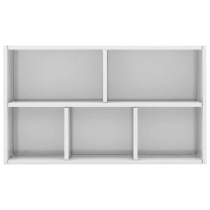 Bibliotecă/Servantă, alb extralucios, 45 x 25 x 80 cm, PAL - Img 12