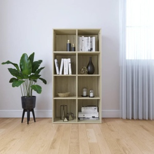 Bibliotecă/Servantă, stejar Sonoma, 66 x 30 x 130 cm, PAL