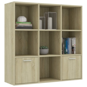 Bibliotecă, stejar Sonoma, 98 x 30 x 98 cm, PAL - Img 3