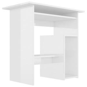 Birou, alb extralucios, 80 x 45 x 74 cm, PAL - Img 7