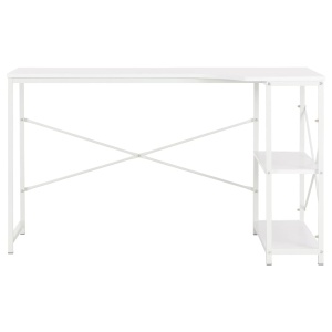 Birou de calculator, alb, 120 x 72 x 70 cm - Img 3