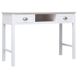 Birou de scris, alb, 110 x 45 x 76 cm, lemn - Img 2