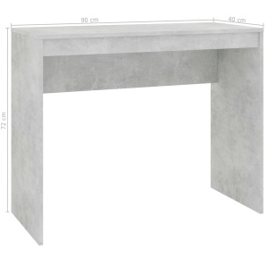 Birou, gri beton, 90 x 40 x 72 cm, PAL - Img 5