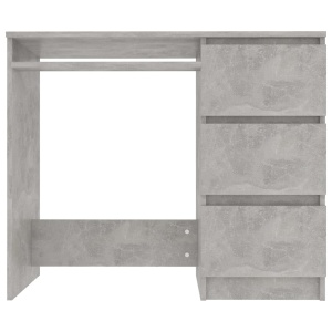 Birou, gri beton, 90 x 45 x 76 cm, PAL - Img 4