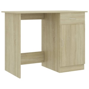 Birou, stejar Sonoma, 100 x 50 x 76 cm, PAL - Img 2