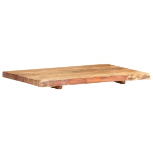 Blat lavoar de baie, 80 x 55 x 3,8 cm, lemn masiv de acacia - Img 5