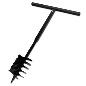 Burghiu manual găuri in pământ 180 mm cu tub prelungitor 5 m - Img 8