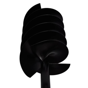 Burghiu manual găuri in pământ 180 mm cu tub prelungitor 9 m - Img 5