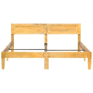 Cadru de pat, 180 cm, lemn masiv de mango - Img 3