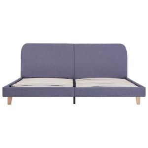 Cadru de pat, gri deschis, 180 x 200 cm, material textil - Img 3