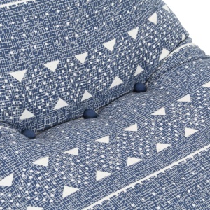Canapea tip sac, indigo, material textil, petice - Img 4