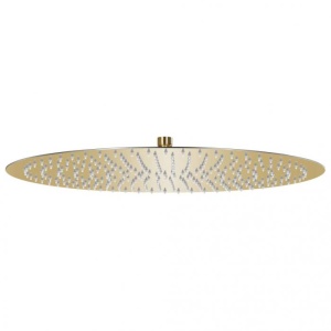Cap de duș tip ploaie rotund, auriu, 50 cm, oțel inoxidabil