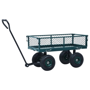 Cărucior manual de grădină, verde, 250 kg - Img 6