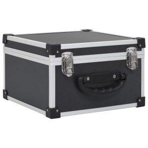 Casetă pentru 40 CD-uri, negru, aluminiu ABS - Img 2