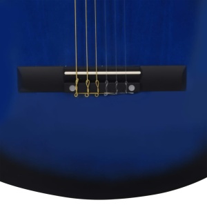 Chitară acustică occidentală cu egalizator, cu 6 corzi albastru - Img 5