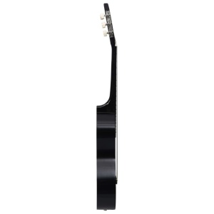 Chitară clasică pentru incepători și copii, negru, 1/2 34" - Img 3