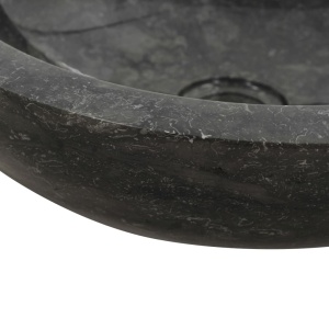 Chiuvetă, negru, 40 x 12 cm, marmură - Img 5