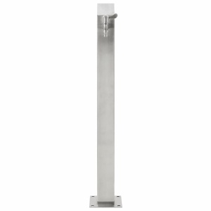 Coloană de apă pentru grădină, 95 cm, oțel inoxidabil, pătrat - Img 2