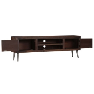Comodă TV, Lemn masiv reciclat, 140 x 30 x 45 cm - Img 6