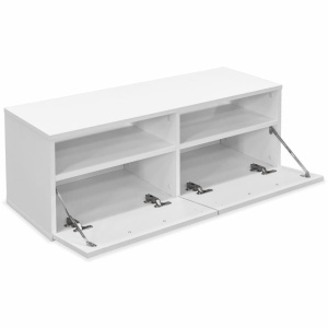 Comodă TV, PAL, 95 x 35 x 36 cm, alb - Img 3