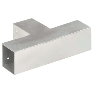 Conectori de grindă, formă T, 4 buc, 71x71 mm, metal galvanizat - Img 8
