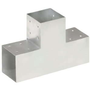 Conectori grindă, formă T, 4 buc, 101x101 mm, metal galvanizat - Img 2