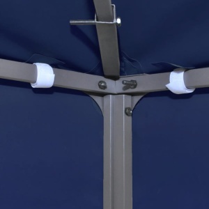 Copertină de rezervă foișor, albastru inchis, 3x3 m, 310 g/m² - Img 2