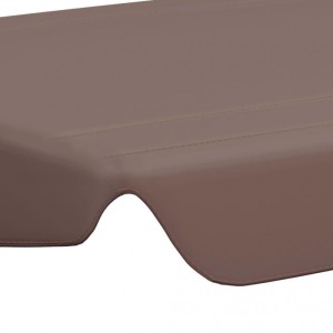 Copertină de rezervă leagăn grădină, maro, 226x186 cm 270 g/ - Img 6