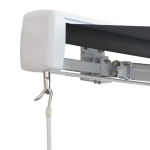 Copertină manuală tip casetă, 350 cm, antracit - Img 7