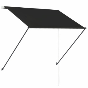 Copertină retractabilă cu LED, antracit, 150 x 150 cm - Img 8