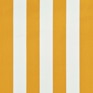 Copertină retractabilă, galben și alb, 300 x 150 cm - Img 3