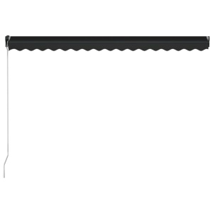 Copertină retractabilă manual, antracit, 450 x 300 cm - Img 8