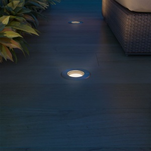 Corpuri de iluminat cu LED de exterior sol, 3 buc, rotund - Img 3