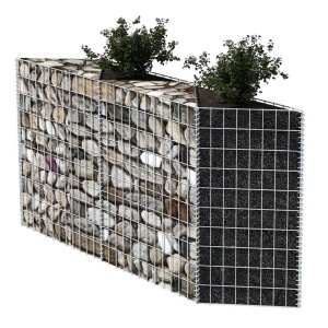 Coș gabion, 120 x 30 x 100 cm, oțel galvanizat - Img 3