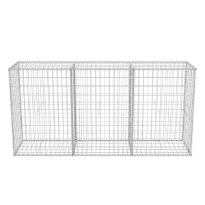 Coș gabion, 200 x 50 x 100 cm, oțel galvanizat - Img 4