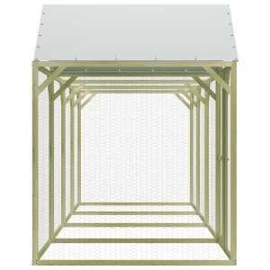 Coteț de găini, 6 x 1,5 x 2 m, lemn de pin tratat - Img 3