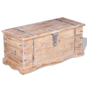 Cufăr din lemn de acacia - Img 2