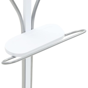 Cuier pentru costum, 45 x 35 x 107 cm, alb - Img 5