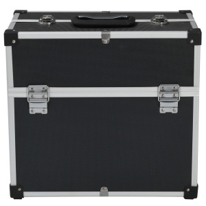 Cutie de scule, negru, 43,5x22,5x34 cm, aluminiu - Img 5