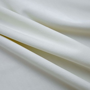 Draperii opace cu inele, 2 buc., crem, 140 x 245 cm, catifea - Img 3