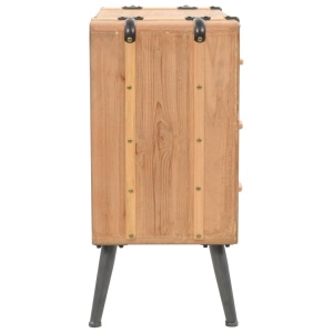 Dulap cu sertare, lemn masiv de brad, 91 x 35 x 73 cm - Img 5