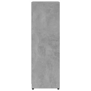 Dulap de baie, gri beton, 30 x 30 x 95 cm, PAL - Img 7