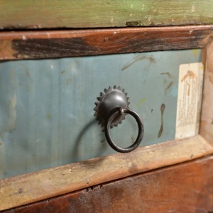 Dulap din lemn masiv reciclat cu 4 setare - Img 3