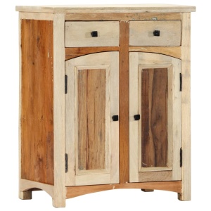 Dulap lateral, 60 x 30 x 75 cm, lemn masiv reciclat - Img 9