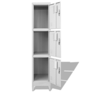 Dulap vestiar cu 3 compartimente, 38x45x180 cm - Img 3