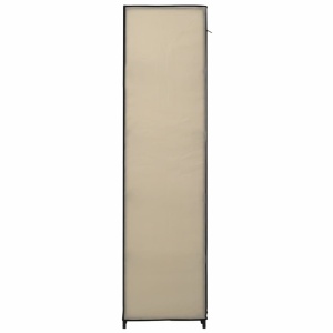 Dulapuri pliabile de haine 2 buc. crem 110x45x175 cm țesătură - Img 5