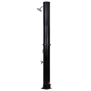Duș solar de exterior cu cap de duș și robinet, 40 L - Img 5