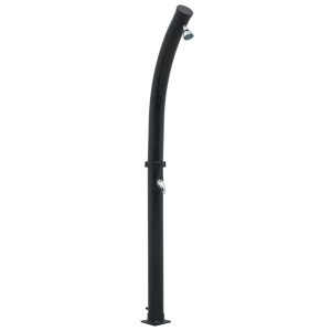 Duș solar, negru, 214 cm, 20 L - Img 2