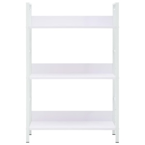 Etajeră cărți cu 3 rafturi, alb, 60 x 27,6 x 90,5 cm, PAL - Img 3