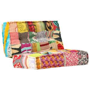 Fotoliu puf, 100 x 100 x 20 cm, model petice, material textil - Img 12